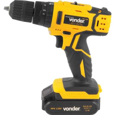 Imagem de Parafusadeira Furadeira Bateria 12V PFV120I Com Impacto Vonder
