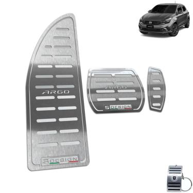 Imagem de Descanso de Pé Pedaleira Automático Inox Fiat Argo S-Design