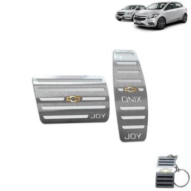 Imagem de Pedaleira Automático Chevrolet Onix Joy 2013 A 2020 Prata