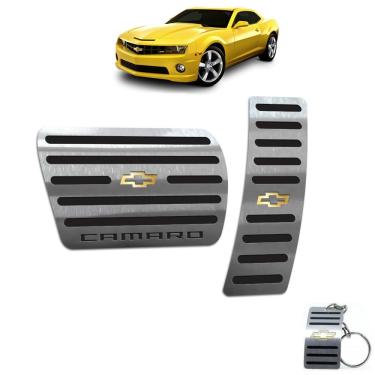 Imagem de Pedaleira Chevrolet Camaro Automatico Todos Os Modelos Preto