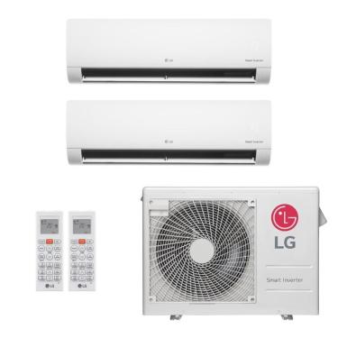 Imagem de Ar-Condicionado Multi Split Inverter LG 21.000 (2x Evap HW 12.000) Quente/Frio 220V