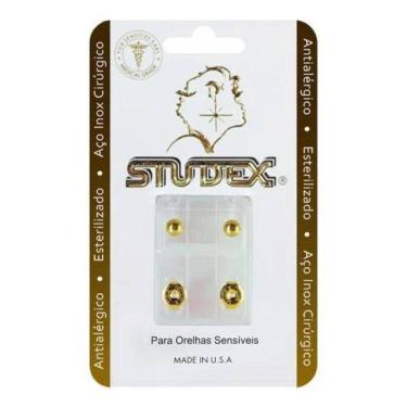 Imagem de Brinco infantil antialérgico em aço inox