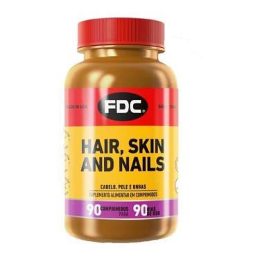 Imagem de FDC Hair Skin And Nails 90 Comp IMPORTADO USA
