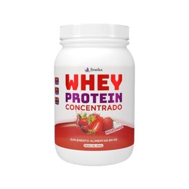Imagem de Whey Protein Concentrado De Morango 900 gramas