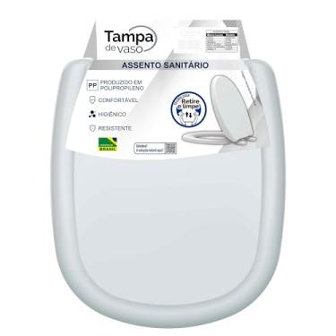 Imagem de Tampa de Vaso Sabatini Verde Claro – Assento Sanitário em PP Reforçado, Compatível com Bacia Deca Sabatini
