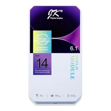 Imagem de Tela Compatível Iphone 14 Touch Screen Substituição Preto