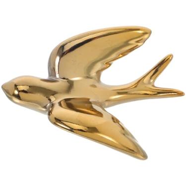 Imagem de ULTECHNOVO Decoração De Parede De Cerâmica Com Andorinhas E Pássaros Pardais Estilo Retrô Europeu 3D Multicolorido Para Sala De Estar E Jantar