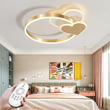 Imagem de Luminária de teto LED para quarto infantil, luminária de teto moderna com controle remoto, luz suspensa para meninos e meninas, luzes decorativas para sala de estar, restaurante, escritório,