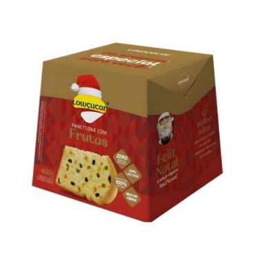 Imagem de Panetone Diet Com Frutas Zero Lactose - Lowçucar 400g