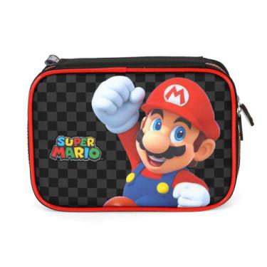 Imagem de Estojo Box Super Mario Preto EI42554MO Luxcel Lançamento 2026
