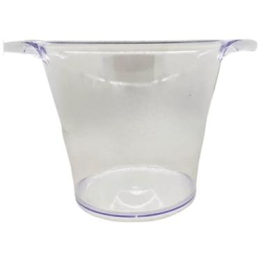 Imagem de Kit Com 5 Baldes De Gelo Em AcríLico 5 Litros | Combo Para Bebidas E Gelo(Transparente)