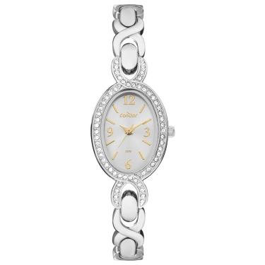 Imagem de Relógio Condor Feminino Ref: Co2035nvj/5k Oval Bracelete Prateado