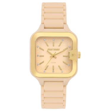 Imagem de Relógio Mormaii Feminino Ref: Mo2036jq/8x Esportivo Retangular Nude