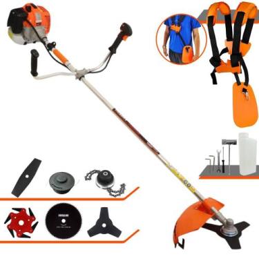 Imagem de Roçadeira Cortador de Grama Vulcan VR620-H À Gasolina 2T 62cc 3HP de A