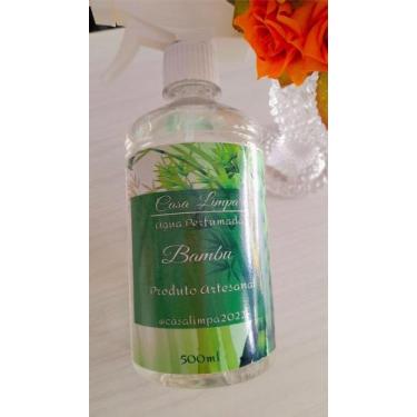 Imagem de Água perfumada para tecidos casa limpa bambu
