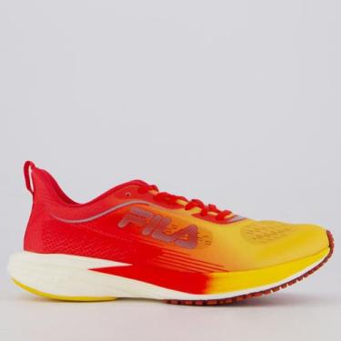 Imagem de Tenis Fila Kr6 Frame Feminino Vermelho e Amarelo, 34