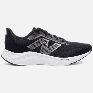 Imagem de Tenis New Balance Fresh Foam Arishiv4 Masculino Mesh Macio, Preto, 40