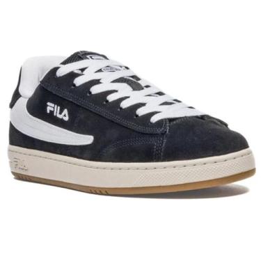 Imagem de Tênis Fila Court 90 Masculino - Preto e Branco, 39