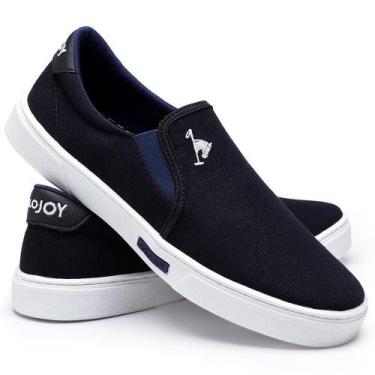 Imagem de Tênis Iate Masculino Polo Joy Em Lona, 37, Preto