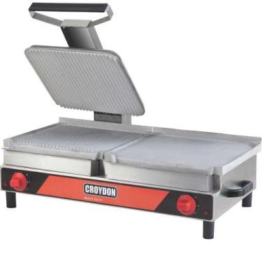 Imagem de Sanduicheira Elétrica Croydon com Prensa Estriada SACE, 110V