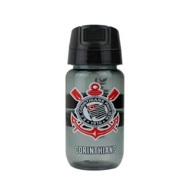 Imagem de Garrafa De Plástico Preta Corinthians 450ml Oficial