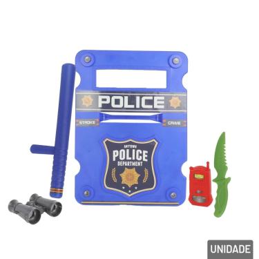 Imagem de KIT Policial Infantil 05 Peças - Tudo em Caixa
