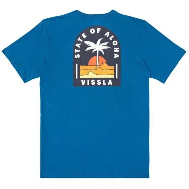 Imagem de Camiseta Vissla Toasty Coast Azul-Masculino
