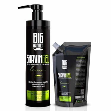 Imagem de Kit Shaving Gel De Barbear Lemon 1,5kg Bancada Big Barber