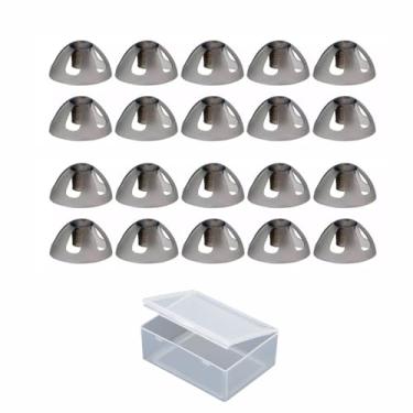 Imagem de Cúpulas para Aparelhos Auditivos Abertas GN Resound Acessórios para Aparelhos Auditivos Suprimentos Pontas de Ouvido Grandes 20 peças