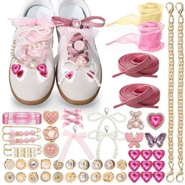 Imagem de AIERSA Berloques de sapatos para meias de tênis, Small, Liga metálica, Liga metálica.