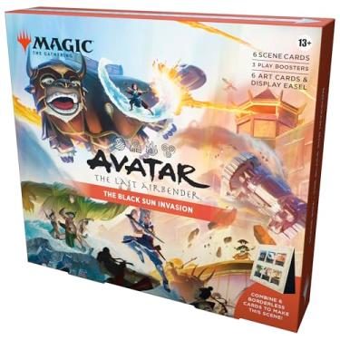 Imagem de Magic: The Gathering | Avatar: The Last Airbender Scene Box 1 - The Black Sun Invasion | 6 Foil Borderless Scene Cards, 6 Art Cards, 3 Play Boosters + Display Easel