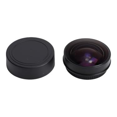 Imagem de Acouto Lente Olho de Peixe HD 0,2X para Câmeras de 37 Mm, Lente de Câmera Olho de Peixe Grande Angular Com Corpo Em Liga de Alumínio e Componentes de Vidro óptico, Lente de Câmera Com
