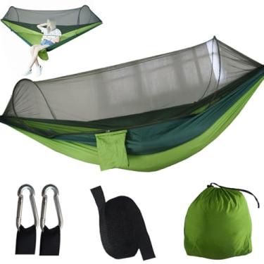 Imagem de Rede de Camping com Mosquiteiro, Tamanho Casal, para Dormir e Descanso (verde)