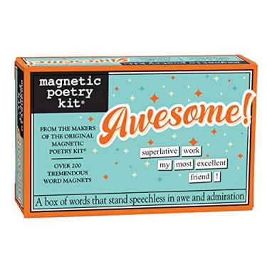 Imagem de Magnetic Poetry Incrível! Kit - Palavras para geladeira - Escreva poemas e letras na geladeira - Feito nos EUA