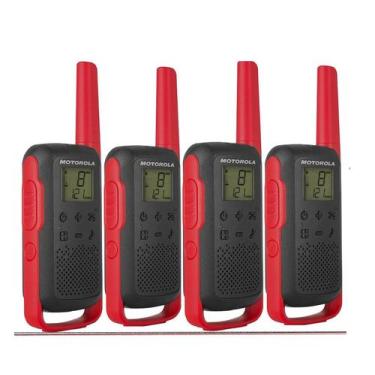 Imagem de Kit 8 Rádio Comunicador Motorola T210BR Walkie Talkie UHF Nacional