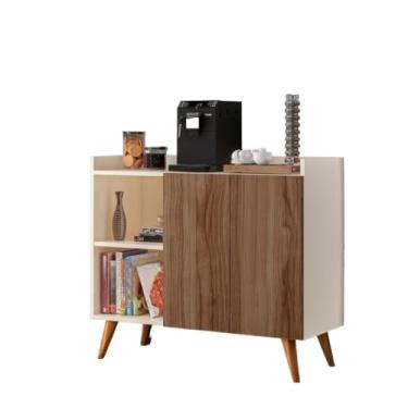 Imagem de Buffet Aparador 2 Portas E Prateleira Com Pés De Madeiras Organizador(off madeirado)