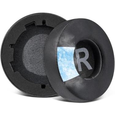 Imagem de SOULWIT Almofadas De Substituição Com Gel Refrescante Para Fones Ouvido Jbl Tune 600 (T600Btnc 600Btnc)/660 (T660Nc 660Nc)/670 (T670Nc 670Nc), Auriculares Tecido Seda Gelada, Espuma Isolamento Ruído