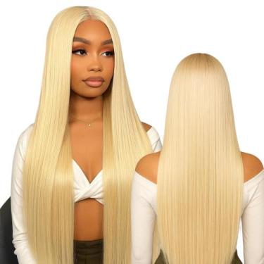 Imagem de Peruca Lisa sem Franja Natural Fibra Premium 70cm - Maya Hair, Loiro C