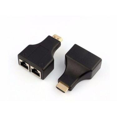 Imagem de Extensor Hdmi Até 30 Metros Via Cabo De Rede Utp Rj45 Par