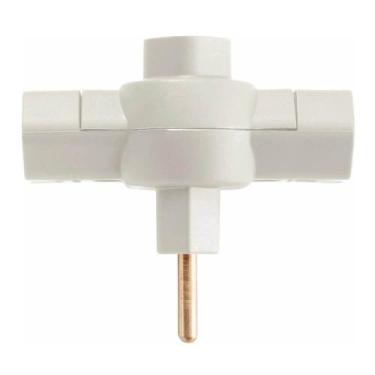 Imagem de Plugue T Cinza 2P de 10 Ampères e 250 Volts - 57400/170 - TRAMONTINA