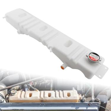 Imagem de Reservatório de refrigeração do tanque de transbordamento do radiador com tampa, serve para Ford F-Series Medium Duty 80-98 F600/F700/F800/F900 & B-Series Bus, trator série L 80-99. Tanque de expansão