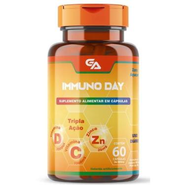 Imagem de Immuno Day Vitamina D3 2000UI, Vitamina C 1000mg, Zinco 20mg - Grande 