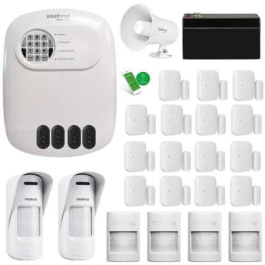 Imagem de Kit Alarme Intelbras Com Sensores internos e Externos
