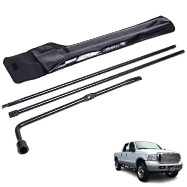 Imagem de SEBLAFF Kit de ferramentas de chave de pneu sobressalente para substituição de ferramentas de reparo de pneu automotivo para 2003 2004 2005 2006 2007 Super Duty F-250 F-350 F-450 F-550 3C3Z-17005-AA