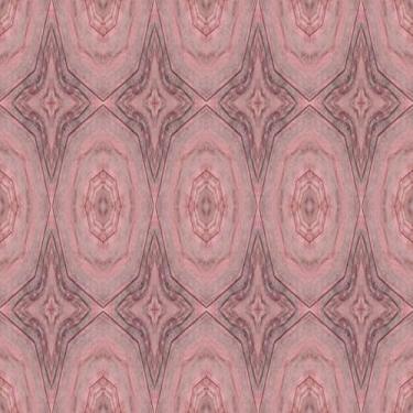 Imagem de Quadro Decorativo com Estampa Seamless Pattern Vermelha e Textura de Mosaico Mineral 50x50cm