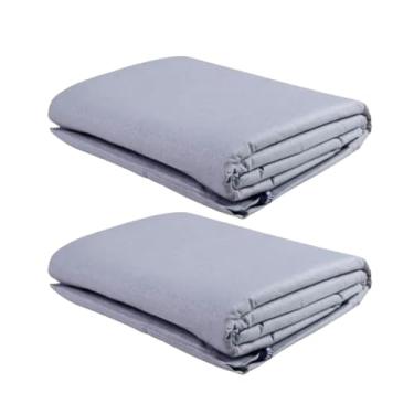 Imagem de Forro Capa Cinza P/Tábua Mesa De Passar Roupa Grande 2un