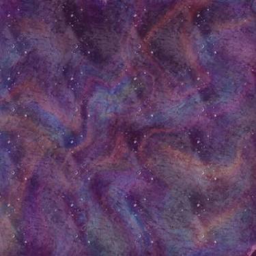 Imagem de Quadro Decorativo Psicodélico com Estampa Cósmica Neon e Nebula para Sala e Quarto 40x40cm