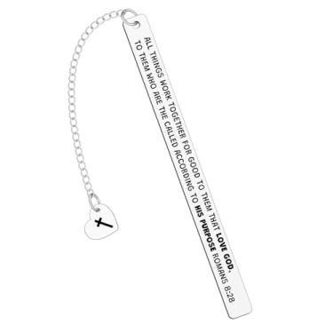 Imagem de Marcador de livro de batismo cristão, presente de metal, bíblico, inspirador, religioso, para mulheres, amigas, primeira comunhão, confirmação de formatura, presentes de aniversário