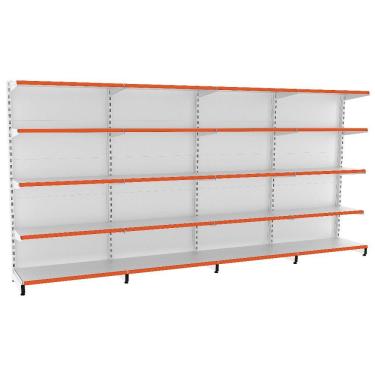 Imagem de Gôndola Parede Prateleira Lateral 1 Inicial + 3 Continuação