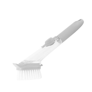 Imagem de Escova De Limpeza Com Dispenser Para Sabão E Detergente